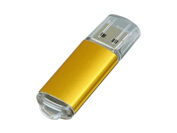 USB 2.0- флешка на 16 Гб с прозрачным колпачком - USB 2.0- флешка на 16 Гб с прозрачным колпачком