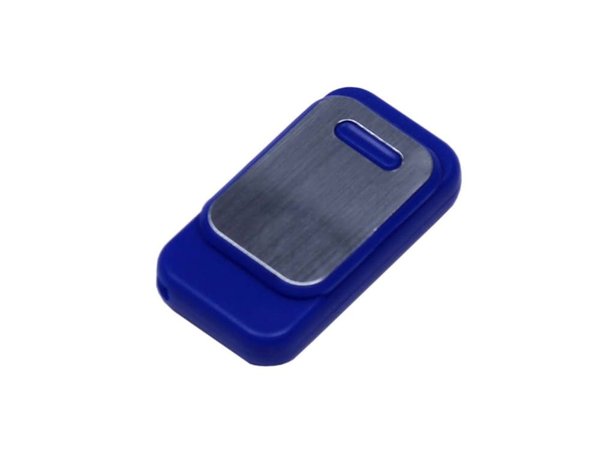 USB 2.0- флешка промо на 8 Гб прямоугольной формы, выдвижной механизм - USB 2.0- флешка промо на 8 Гб прямоугольной формы, выдвижной механизм