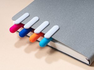 ручка шариковая swiper soft touch, неоново-оранжевая с белым