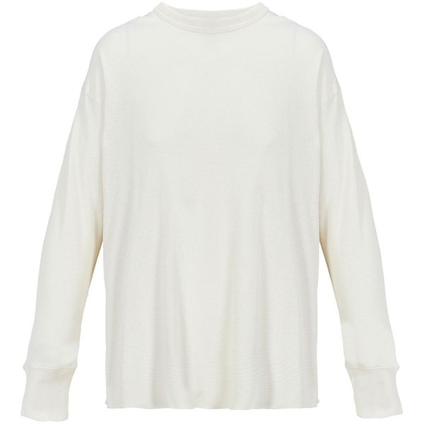 Футболка с длинным рукавом Thermal T, бежевая (неокрашенная)
