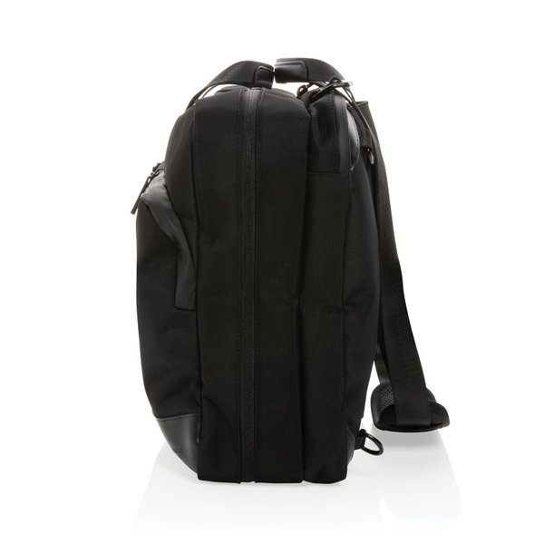 Сумка-рюкзак 2-в-1 для ноутбука Swiss Peak из rPET AWARE™ - Сумка-рюкзак 2-в-1 для ноутбука Swiss Peak из rPET AWARE™