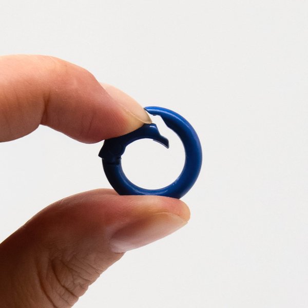 Карабин-кольцо Ring для обвеса, d=2см - Карабин-кольцо Ring для обвеса, d=2см (синий)