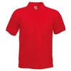 Поло "Slim Fit Polo", красный_M, 97% х/б, 3% эластан, 220 г/м2