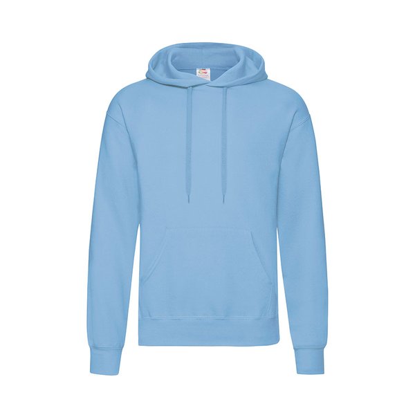 Толстовка с начесом CLASSIC HOODED SWEAT 280 - Толстовка мужская "Hooded Sweat", небесно-голубой_2XL, 80% х/б, 20% п/э, 280 г/м2