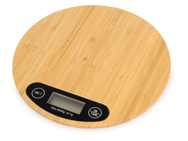 Бамбуковые кухонные весы «Scale» - Бамбуковые кухонные весы «Scale»
