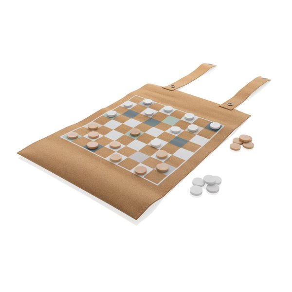 Набор Britton Cork для игры в шашки и нарды - Набор Britton Cork для игры в шашки и нарды