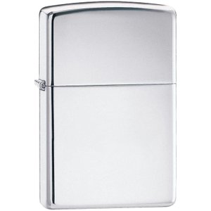 зажигалка zippo classic high polish, серебристая