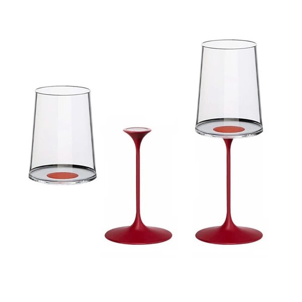 Хрустальный бокал для белого вина на магните Trebonn SplitGlass, 2 шт, 280 мл - Хрустальный бокал для белого вина на магните Trebonn SplitGlass, 2 шт, 280 мл