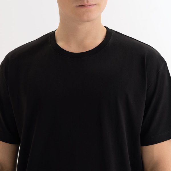 Футболка унисекс Крис (Kris), 150 гр., черная, размер XXL