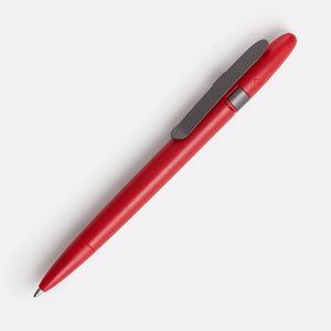 ручка шариковая prodir ds5 tsm metal clip, красная с серым