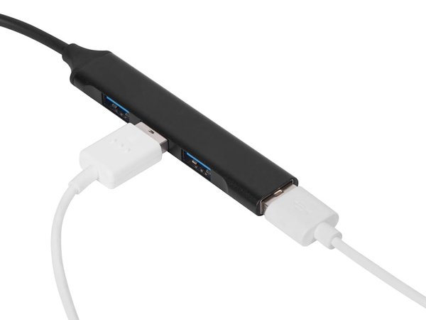 USB-хаб «Link» с коннектором 2-в-1 USB-C и USB-A, 2.0/3.0 - USB-хаб «Link» с коннектором 2-в-1 USB-C и USB-A, 2.0/3.0