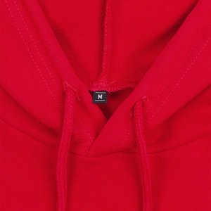 толстовка с капюшоном женская hoodie, бордовая