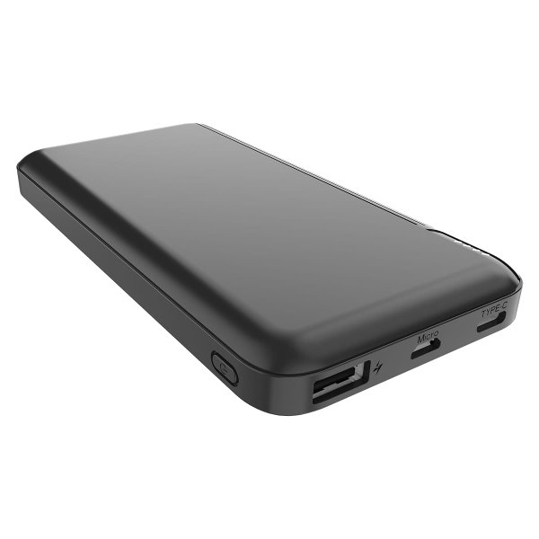 Внешний аккумулятор Optima, 10000 Mah - Внешний аккумулятор Optima, 10000 Mah, черный