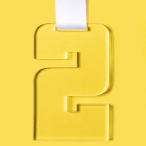медаль second place в подарочной упаковке, акрил