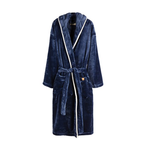 Банный халат VINGA Louis из rPET GRS, L-XL, унисекс, 350 г/м² - Банный халат VINGA Louis из rPET GRS, L-XL, унисекс, 350 г/м²