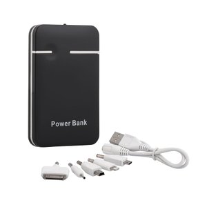 зарядное устройство "кругосветка" 5000 mah, черный#