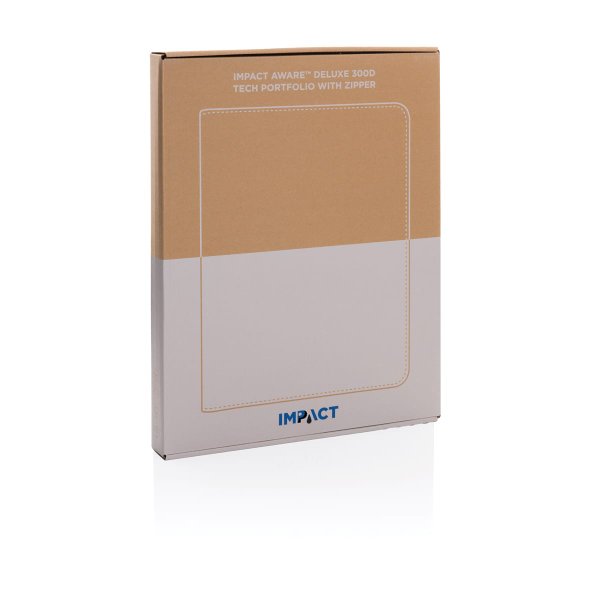 Органайзер Impact из rPET Aware™ на молнии, А4 - Органайзер Impact из rPET Aware™ на молнии, А4