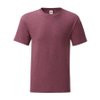 Футболка мужская “Iconic T“, бордовый меланж S, 52% х/б, 48% п/э, 150 г/м2