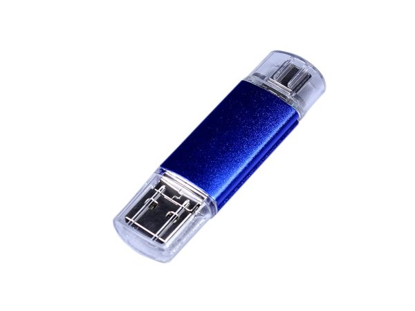 USB 2.0/micro USB/Type-C- флешка на 64 Гб - USB 2.0/micro USB/Type-C- флешка на 64 Гб
