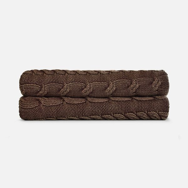 Плед Hygge, коричневый