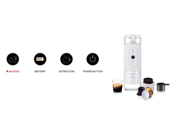 Портативная кофемашина с подогревом «Barista 2» - Портативная кофемашина с подогревом «Barista 2»