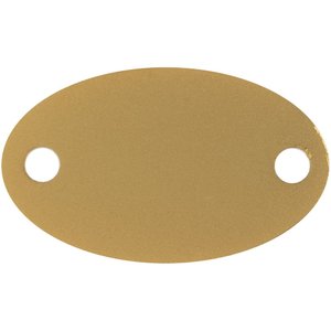 шильдик металлический alfa oval, золотистый