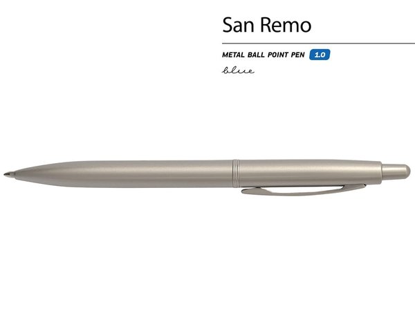 Ручка металлическая шариковая «San Remo» - Ручка металлическая шариковая «San Remo»