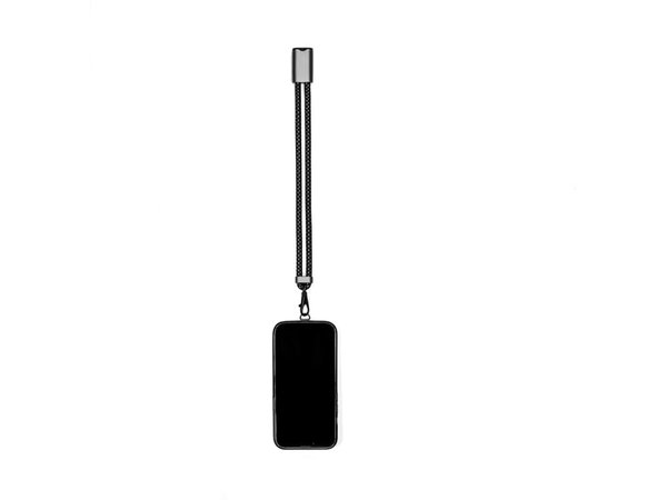 Ремешок-держатель для телефона с зарядным кабелем USB-C - USB-C «Lany Wristband Charge Eco» - Ремешок-держатель для телефона с зарядным кабелем USB-C - USB-C «Lany Wristband Charge Eco»