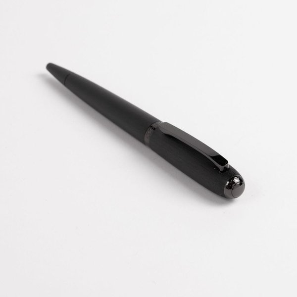 Шариковая ручка Contour Brushed, черная - Шариковая ручка Contour Brushed, черная