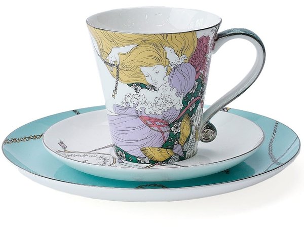 Набор чашка и блюдце «TEA SET ALICE» - Набор чашка и блюдце «TEA SET ALICE»