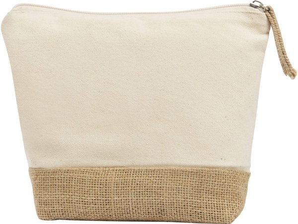 Косметичка «Jute» из хлопка и джута - Косметичка «Jute» из хлопка и джута