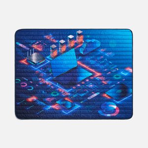 плед mosaic с печатью на заказ