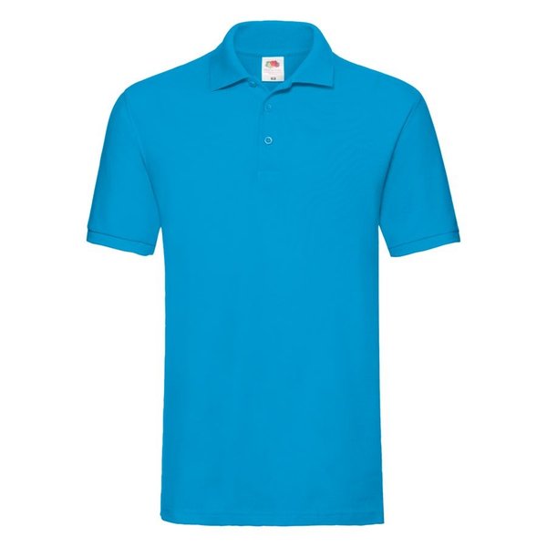 Поло мужское PREMIUM POLO 180 - Поло "Premium Polo", лазурно-голубой_2XL, 100% х/б, 180 г/м2