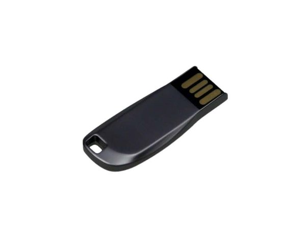 USB 2.0- флешка на 32 Гб компактная с мини чипом и овальным отверстием - USB 2.0- флешка на 32 Гб компактная с мини чипом и овальным отверстием