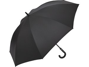 зонт-трость «carbon» с куполом из переработанного пластика