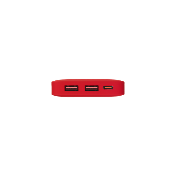 Внешний аккумулятор с подсветкой Анкор Плюс PD (Ancor PD Plus) 10000 mAh, красный