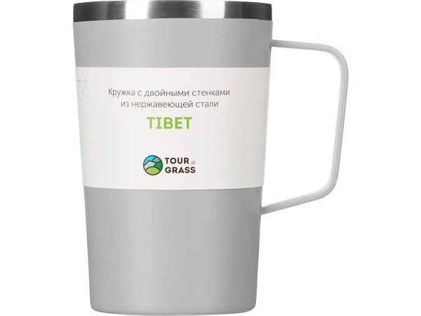 Стальная кружка с двойными стенками и порошковым покрытием «Tibet» - Стальная кружка с двойными стенками и порошковым покрытием «Tibet»