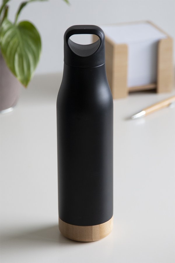 Термос с изоляцией BAMBOO LEGEND, черный - Термос с изоляцией BAMBOO LEGEND, черный