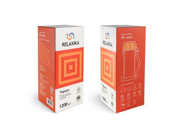 Термос Relaxika универсальный для еды и напитков «201» - Термос Relaxika универсальный для еды и напитков «201»
