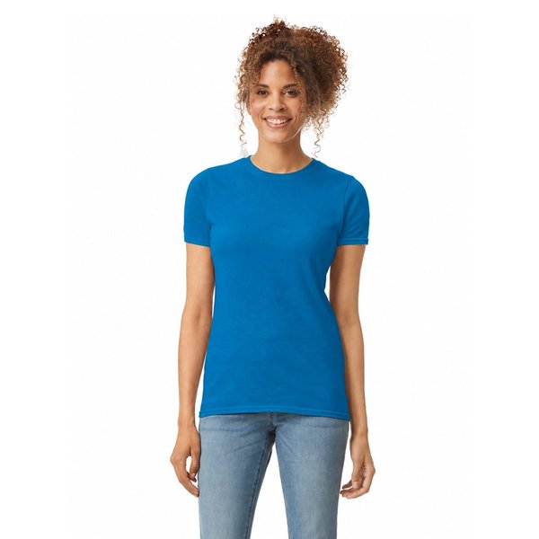 Футболка SOFTSTYLE WOMAN - Футболка SOFTSTYLE WOMAN, ЯРКО-СИНИЙ S