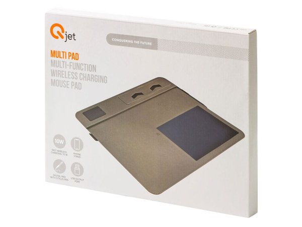Многофункциональный коврик для мыши «Multi Pad» с беспроводной зарядкой и LCD экраном, 10 Вт - Многофункциональный коврик для мыши «Multi Pad» с беспроводной зарядкой и LCD экраном, 10 Вт