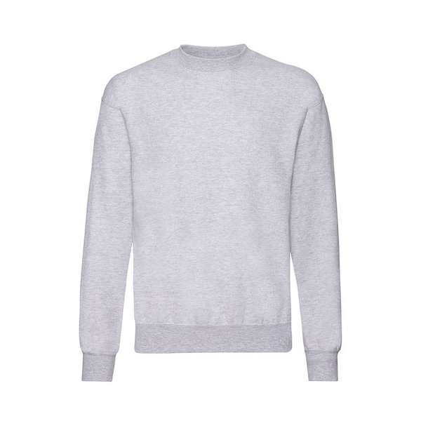 Свитшот с начесом CLASSIC SET-IN SWEAT 280 - Толстовка мужская с начесом "Classic Set-In Sweat", серый_4XL, 80% х/б, 20% п/э, 280 г/м2