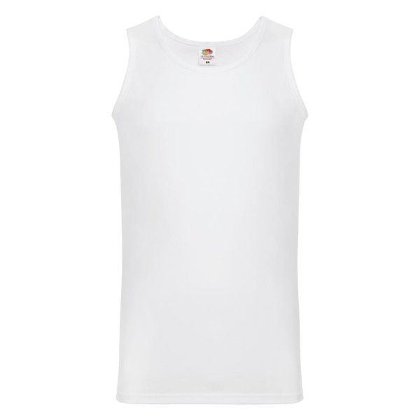 Майка мужская VALUEWEIGHT ATHLETIC VEST 165 - Майка мужская "Athletic Vest", белый_L, 100% х/б, 160 г/м2
