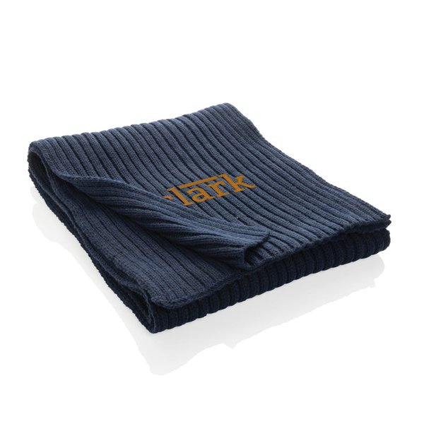 Вязаный шарф Impact из Polylana® AWARE™, 180x25 см - Вязаный шарф Impact из Polylana® AWARE™, 180x25 см