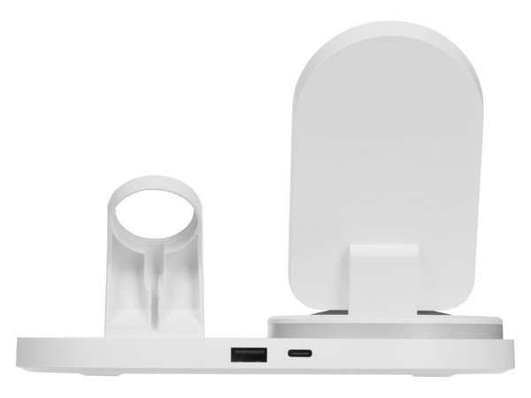 Складная зарядная станция с беспроводной зарядкой «Flashport», 15 Вт - Складная зарядная станция с беспроводной зарядкой «Flashport», 15 Вт