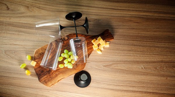 Хрустальный бокал для игристого вина на магните Trebonn SplitGlass, 2 шт, 320 мл - Хрустальный бокал для игристого вина на магните Trebonn SplitGlass, 2 шт, 320 мл