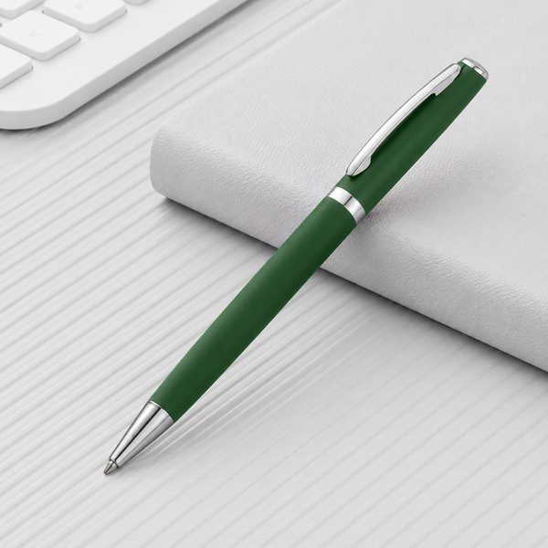 Ручка металлическая soft-touch шариковая «Flow» - Ручка металлическая soft-touch шариковая «Flow»