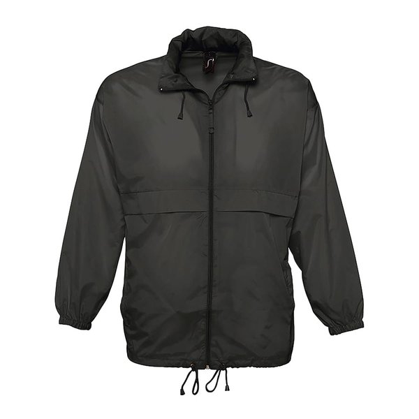 Ветровка водоотталкивающая унисекс SURF - Ветровка мужская SURF, чёрный, XL, 100% нейлон, 210T