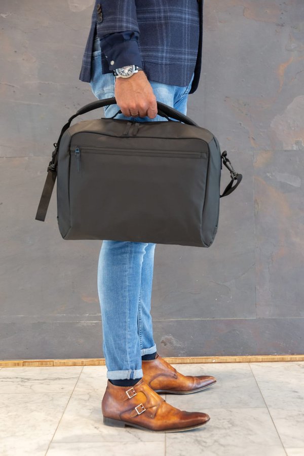 Сумка для ноутбука Fashion Black, 15.6" (без содержания ПВХ) - Сумка для ноутбука Fashion Black, 15.6" (без содержания ПВХ)