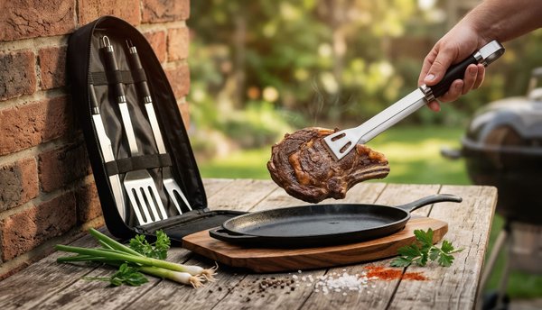 Набор для барбекю "Grill" в сумке - Набор для барбекю "Grill" в сумке черный